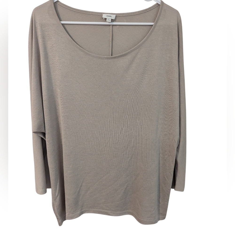 Vince ,Women's Tan Top, Size L